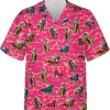 Horse Racing Short Sleeves Hawaiian Shirts For Men, Horse Jockeys Button Down Hawaiian Shirts, Horse Shirt, Summer Beach Shirt, Family Aloha Shirts