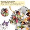 Vintage Hula Dancer Hawaii Shirt, Island Printed Short-sleeve, Unisex Aloha Shirt, Retro Tropical Leaves Silhouette Summer Clothing, Dance Lover Gift