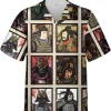 Japanese Samurais Hawaiian Shirts For Men, Samurai Swordsman Short Sleeve Button Down Hawaiian Shirt, Summer Beach Shirt, Hawaiian Style Shirt