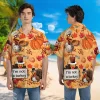 Thanksgiving Turkey Bread Unisex Hawaiian Shirt, Turkey Chef Printed Shirt, Sweet Cakes Aloha Button Down Shirt, Thankful Clothing