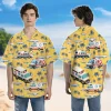 Ambulance Unisex Hawaiian Shirt, Emergency Vehicles Aloha Button Down Shirt, Hospital Clothes, Casual Short Sleeves, Doctor Gift
