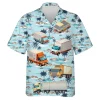 Truck Variety Unisex Hawaii Shirt, Vans 3d Printed Aloha Beach Shirt, Tropical Island Summer Clothing, Family Matching Shirt