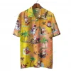 Santa Clause Surfing Unisex Hawaiian Shirt, Tropical Sea Shirt, Cool Snowman Button Down Shirt, Christmas Eve Vibes Aloha Shirt