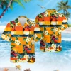 Seaside Cocktail Bar Unisex Hawaiian Shirt, Tropical Sunset Aloha Button Down Shirts, Men's Casual Wear, Comfy Relaxed Fit, Holidays Hawaii Shirt