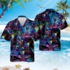 Sparkling Cocktail Hawaii Shirt, Hologram Printed Male Clothing, Aloha Streetwear Shirt, Vintage Hip-hop V-neck Button Tops, Dad Shirt