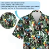 Dog Sipping Cocktail Unisex Hawaii Shirt, Tropical Region Aloha Beach Button Shirts, Summer Group Party Clothing, Men's Casual Wear