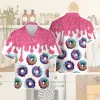 Delicous Donuts Hawaiian Shirt For Everyone - Donut Glazed Aloha Beach Shirts, Sweets Mens Button Down Shirt, Hologram Clothing