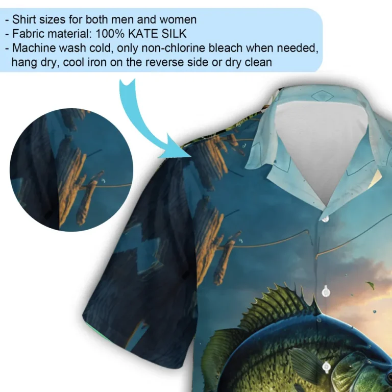 Bass Fishing Summer Men And Women Hawaiian Shirt, Ocean-themed Aloha Shirt, Breathable Hawaiian Shirt, Fishing Lover Couple Top