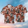 Hula Dancing Girl Hawaiian Shirt, Unisex Tiki Lover Aloha Beach Shirts, Men's Button Down Shirt, Summer Vacation Hawaiian Shirt