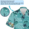 Aesthetic Surfboards Collection Hawaiian Shirt, Surfing Summer Holiday Aloha Beach Shirts, Casual V-neck Button-down Top, Sea Lover Gift