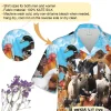 Cattle Farm Unisex Hawaiian Shirt, Ranch Animal 3d Printed Aloha Button Down Shirt, Summer Beach Short Sleeve, Vegan Lover Printed Clothing