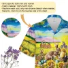 Happy Easter Rabbit Hawaiian Shirts For Men And Women, Sunflower Patterned Unisex Aloha Short Sleeves, Festival Clothing, Animal Lover Patterned Top