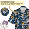 Vintage Hula Girl Hawaii Shirt, Tropical Beach Printed Short-sleeve, Unisex Aloha Shirt, Retro Island Patterned Summer Clothing