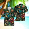 Dinosaur Taco Hawaiian Shirt For Men Women, Dino Sombrero Summer Beach Shirts, Cinco De Mayo Aloha Shirts, Tropical Button Down Short Sleeve Shirts