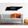 Customized Name Metal Wall Art, Tennessee Vintage Metal Sign - Us States Outdoor Metal Wall Art Decor