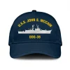 U.s.s. John S. Mccain Ddg 36 Classic Cap, Custom Print/embroidered Us Navy Ships Classic Baseball Cap, Gift For Navy Veteran