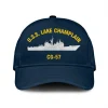 U.s.s. Lake Champlain Cg-57 Classic Cap, Custom Print/embroidered Us Navy Ships Classic Baseball Cap, Gift For Navy Veteran
