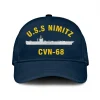 U.s.s Nimitz Cvn-68 Classic Cap, Custom Print/embroidered Us Navy Ships Classic Baseball Cap, Gift For Navy Veteran