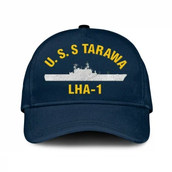 U.s.s Tarawa Lha-1 Classic Cap, Custom Print/embroidered Us Navy Ships Classic Baseball Cap, Gift For Navy Veteran