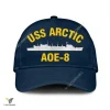 Uss Arctic Aoe-8 Classic Baseball Cap Gift For Navy Veteran, Custom Print/embroidered Us Navy Ships Classic Cap