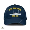 Uss Bolster Ars-38 Classic Baseball Cap Gift For Navy Veteran, Custom Print/embroidered Us Navy Ships Classic Cap