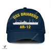 Uss Briareus Ar-12 Classic Baseball Cap Gift For Navy Veteran, Custom Print/embroidered Us Navy Ships Classic Cap