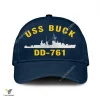 Uss Buck Dd-761 Classic Baseball Cap Gift For Navy Veteran, Custom Print/embroidered Us Navy Ships Classic Cap