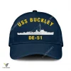 Uss Buckley De-51 Classic Baseball Cap Gift For Navy Veteran, Custom Print/embroidered Us Navy Ships Classic Cap