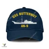 Uss Butternut An-9 Classic Baseball Cap Gift For Navy Veteran, Custom Print/embroidered Us Navy Ships Classic Cap