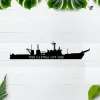 Uss Cayuga Lst-1186 Metal Wall Art, Custom Us Navy Ships Metal Sign, Metal Veteran Decor, Navy Gift, Decor Decoration