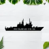 Uss Chandler Ddg-996 Metal Wall Art, Custom Us Navy Ships Metal Sign, Metal Veteran Decor, Navy Gift, Decor Decoration