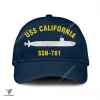Uss California Ssn-781 Classic Baseball Cap Gift For Navy Veteran, Custom Print/embroidered Us Navy Ships Classic Cap