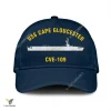 Uss Cape Gloucester Cve-109 Classic Baseball Cap Gift For Navy Veteran, Custom Print/embroidered Us Navy Ships Classic Cap
