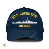 Uss Caperton Dd-650 Classic Baseball Cap Gift For Navy Veteran, Custom Print/embroidered Us Navy Ships Classic Cap