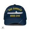 Uss Cavalla Agss-244 Classic Baseball Cap Gift For Navy Veteran, Custom Print/embroidered Us Navy Ships Classic Cap