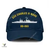 Uss Charles R Ware Dd-865 Classic Baseball Cap Gift For Navy Veteran, Custom Print/embroidered Us Navy Ships Classic Cap