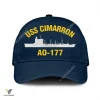 Uss Cimarron Ao-177 Classic Baseball Cap Gift For Navy Veteran, Custom Print/embroidered Us Navy Ships Classic Cap