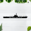 Uss Coral Sea Cva-43 Metal Wall Art, Custom Us Navy Ships Metal Sign, Metal Veteran Decor, Navy Gift, Decor Decoration