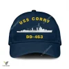 Uss Corry Dd-463 Classic Baseball Cap Gift For Navy Veteran, Custom Print/embroidered Us Navy Ships Classic Cap