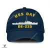 Uss Day De-225 Classic Baseball Cap Gift For Navy Veteran, Custom Print/embroidered Us Navy Ships Classic Cap