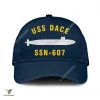 Uss Dace Ssn-607 Classic Baseball Cap Gift For Navy Veteran, Custom Print/embroidered Us Navy Ships Classic Cap