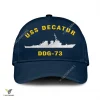 Uss Decatur Ddg-73 Classic Baseball Cap Gift For Navy Veteran, Custom Print/embroidered Us Navy Ships Classic Cap