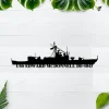 Uss Edward Mcdonnell De-1043 Metal Wall Art, Custom Us Navy Ships Metal Sign, Metal Veteran Decor, Navy Gift, Decor Decoration