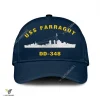 Uss Farragut Dd-348 Classic Baseball Cap Gift For Navy Veteran, Custom Print/embroidered Us Navy Ships Classic Cap