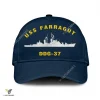 Uss Farragut Ddg-37 Classic Baseball Cap Gift For Navy Veteran, Custom Print/embroidered Us Navy Ships Classic Cap