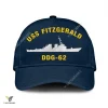 Uss Fitzgerald Ddg-62 Classic Baseball Cap Gift For Navy Veteran, Custom Print/embroidered Us Navy Ships Classic Cap