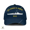 Uss George W. Ingram De-62 Classic Baseball Cap Gift For Navy Veteran, Custom Print/embroidered Us Navy Ships Classic Cap
