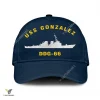 Uss Gonzalez Ddg-66 Classic Baseball Cap Gift For Navy Veteran, Custom Print/embroidered Us Navy Ships Classic Cap