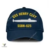 Uss Henry Clay Ssbn-625 Classic Baseball Cap Gift For Navy Veteran, Custom Print/embroidered Us Navy Ships Classic Cap