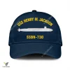 Uss Henry M. Jackson Ssbn-730 Classic Baseball Cap Gift For Navy Veteran, Custom Print/embroidered Us Navy Ships Classic Cap